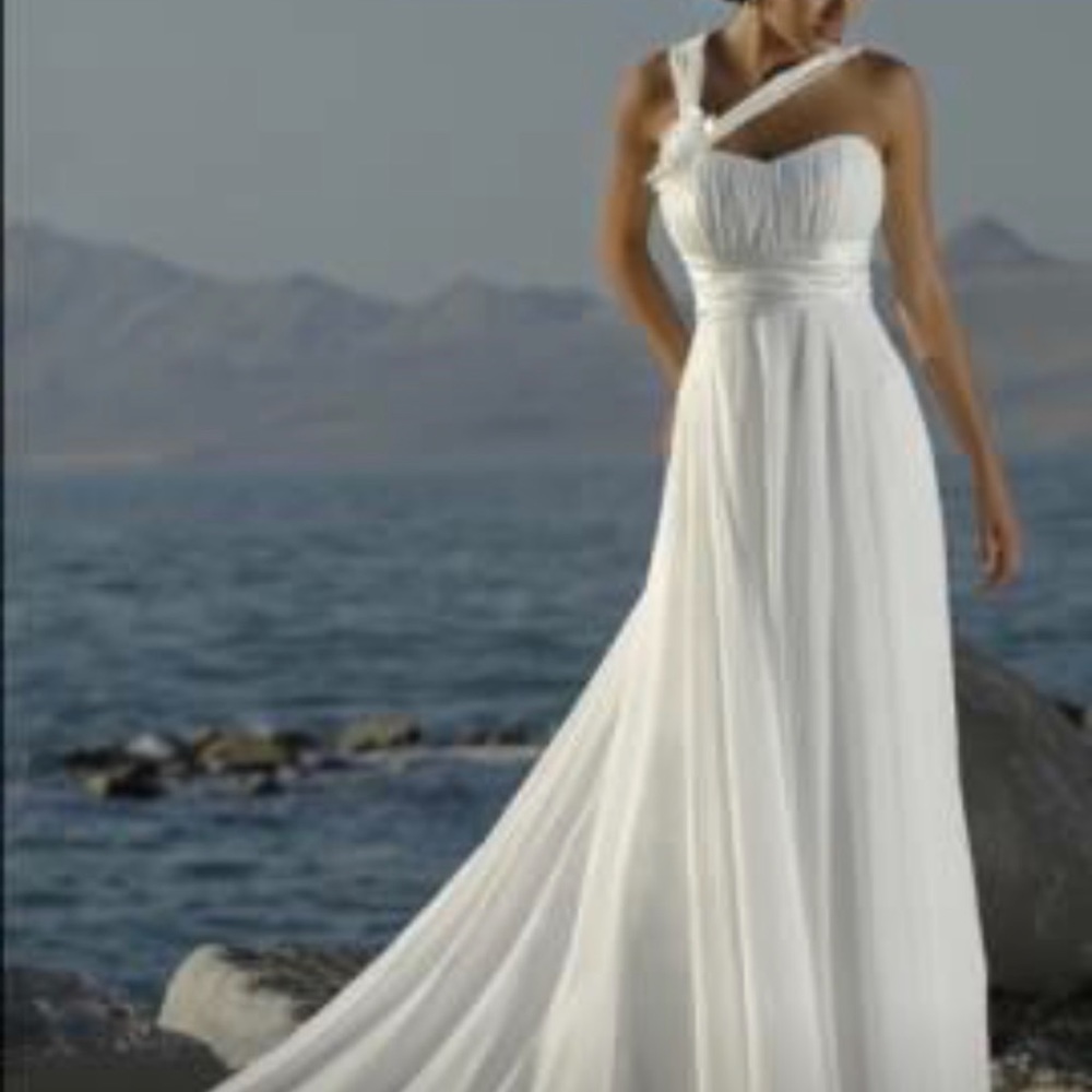 Summer or beach wedding dress